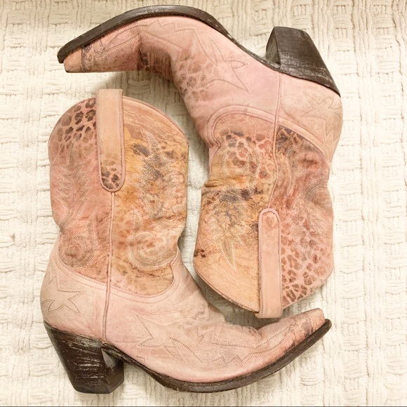 Old Gringo Shoes - Old Gringo Pink Leopardito Cowboy Boot